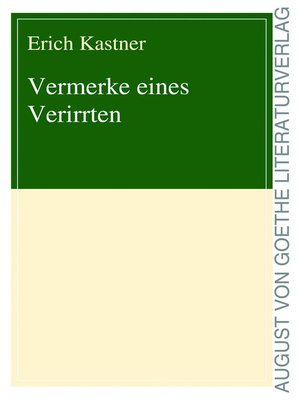 cover image of Vermerke eines Verirrten